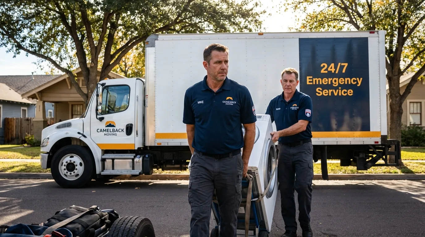 CamelBack Moving crew loading furniture in Cottonport, LA
