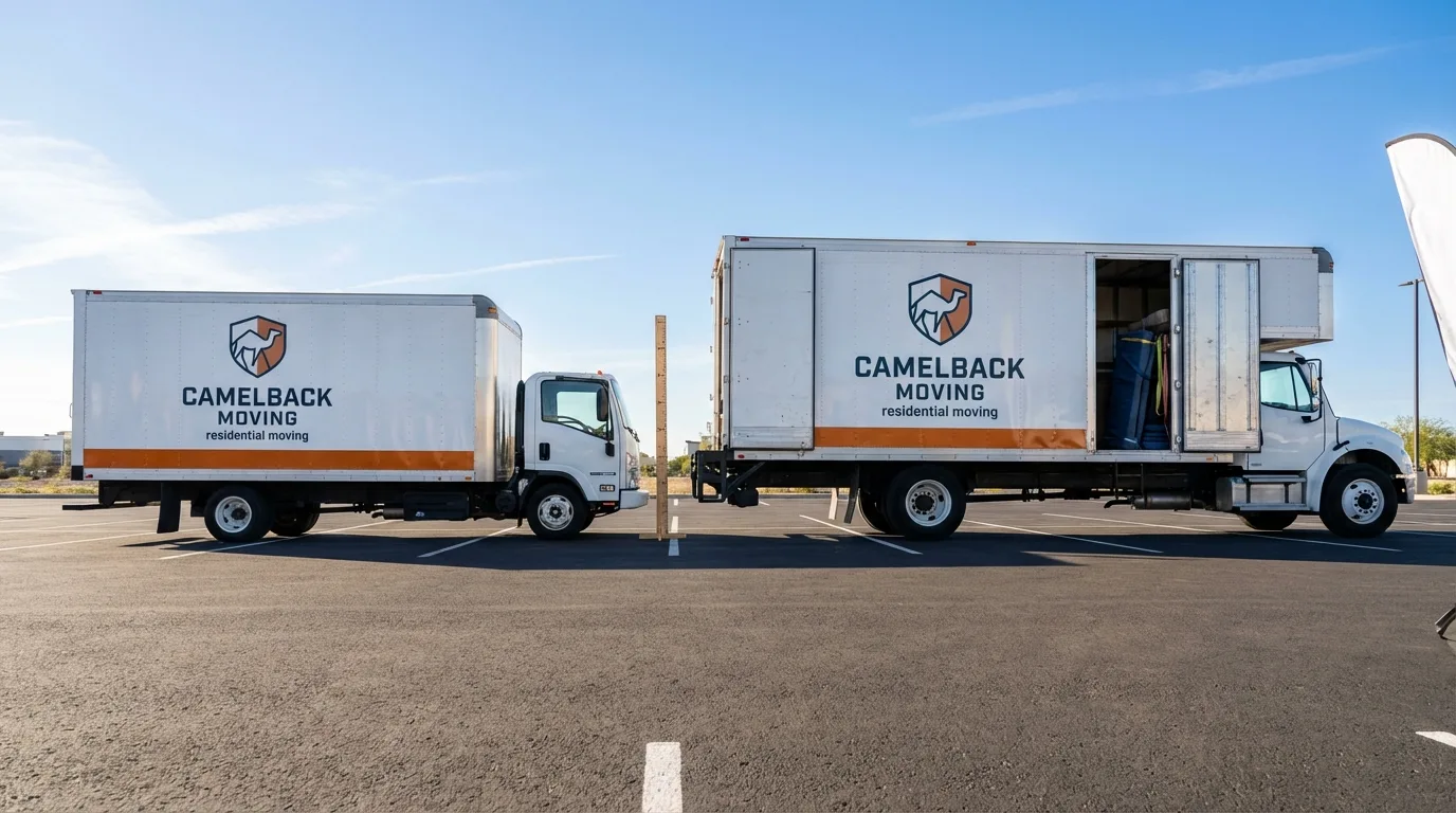 Moving truck size capacity guide in Cottonport
